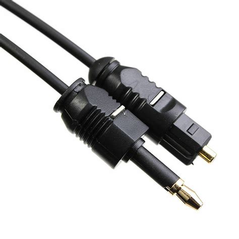 Toslink (from toshiba link) is a standardized optical fiber connector system. TosLink Male to Mini 3.5mm Male Digital Optical Audio ...