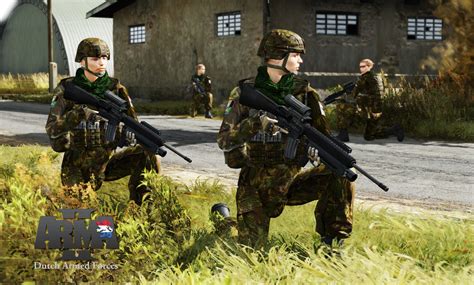 Dafmod V09001 Female Soldiers Image Dutch Armed Forces Mod For Arma
