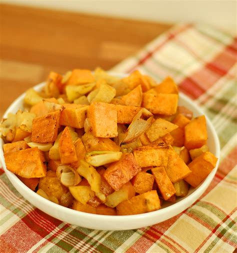 Roasted Sweet Potato And Apple Recipe Lets Be Yummy