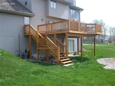 Patios and decks / photo galleries, staircases. High Elevation Deck Picture Gallery | Decks backyard, Deck ...