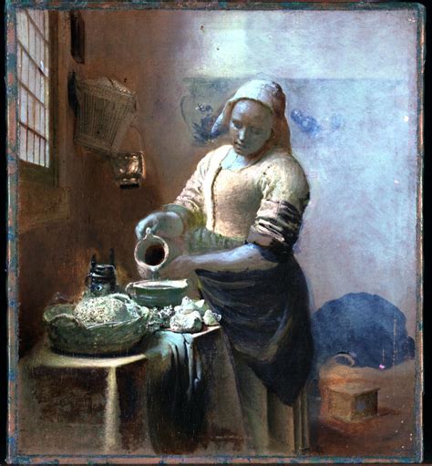 La Laitière De Vermeer Dévoile Des Objets Cachés Le Quotidien De Lart