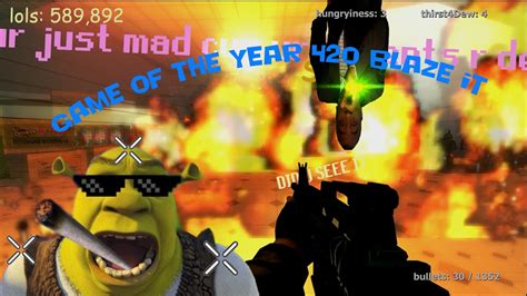 Shrek Weed And Explosions Game Fo The Year 420 Blaze It Youtube