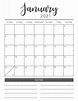 Free Blank Printable Monthly Calendar 2021 | Calendar Printables Free Blank