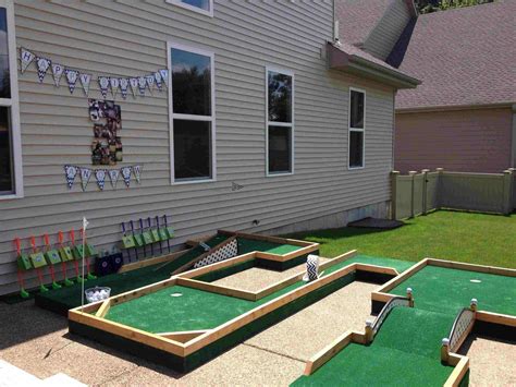 How To Build A Mini Golf Course In Your Backyard Chicago Land Gardening