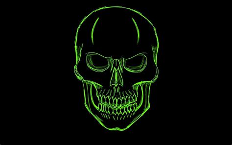 Neon Green Skull Wallpapers Top Free Neon Green Skull Backgrounds Wallpaperaccess