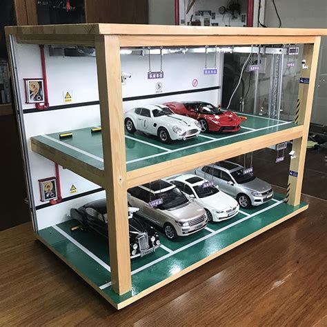 Display For Die Cast Car Model Auto Garage Car Garage Diorama Model