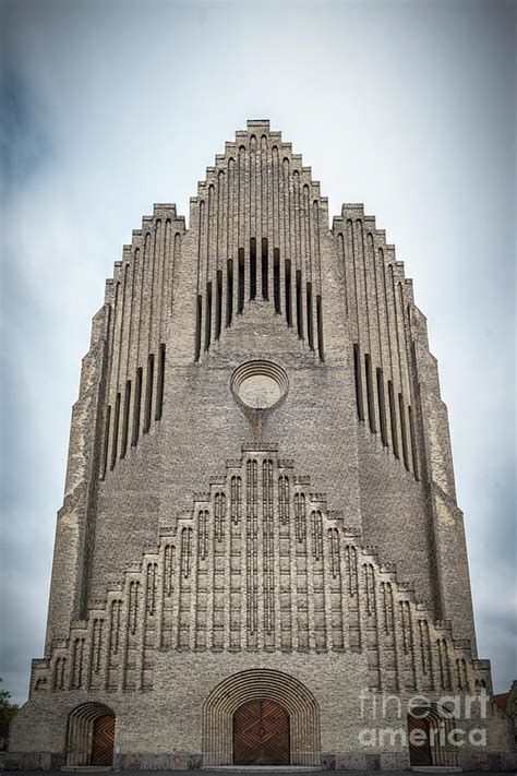 Copenhagen Grundtvigs Church Front Facade In Symmetry Photograph By