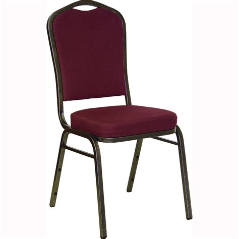 Flash Furniture Hercules Series Crown Back Banquet Chair With Cushion