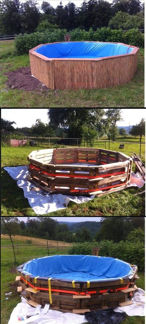 Can you make a pool deck out of pallets? Pin by Ryan Gau on Home plans | Pallet projects furniture ...