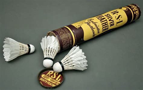 Vintage Badminton Shuttlecocks In Original Retro Rsl Packaging Includes