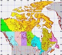 Map Of Canada with Latitude and Longitude Lines | secretmuseum
