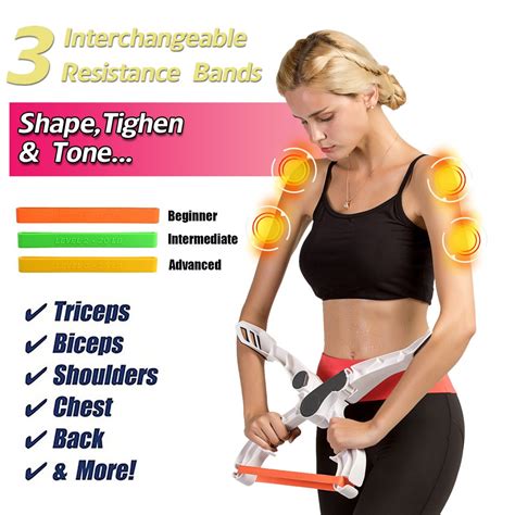 Upper Arms Workout Machine Forearm 3 Bands Resistance Fitness Equipment