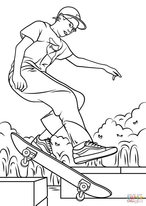 See more ideas about boy coloring coloring pages coloring sheets. Skateboarding Coloring Pages - Coloring Home