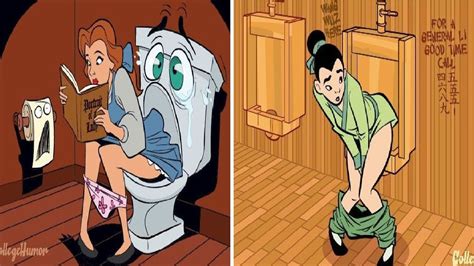 Explore the enchanting world of disney princess. If Disney Princesses Went To The Bathroom - YouTube