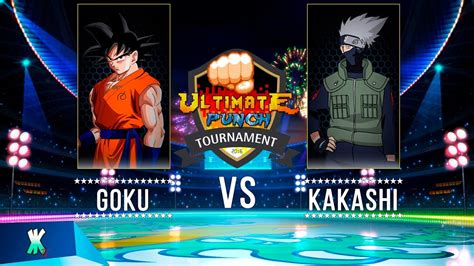 Upt Goku Vs Kakashi Ultimate Punch Tournament Uptenvivo Youtube