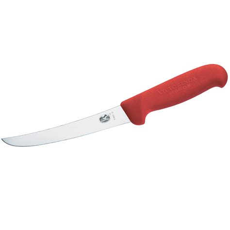victorinox boning knife 15cm curved wide red highgate group