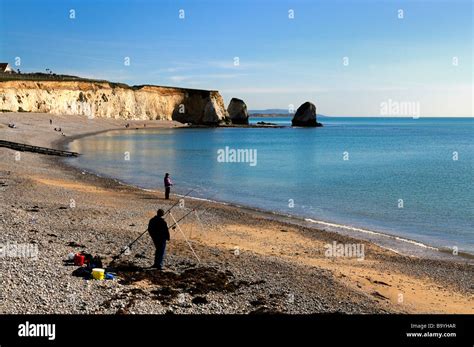 Freshwater Bay Isle Of Wight United Kingdom Stock Photo Alamy