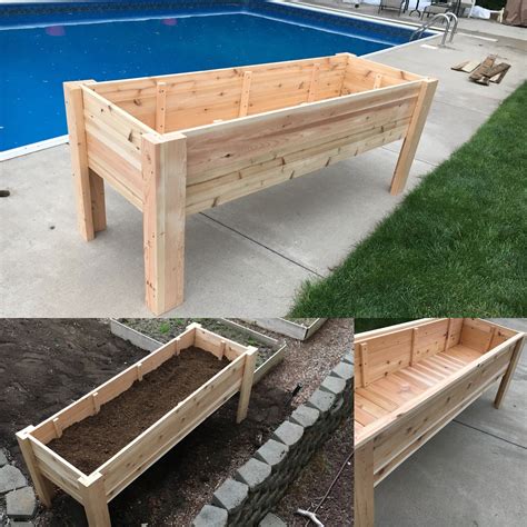Elevated Planter Raised Bed Steps With Pictures Instructables