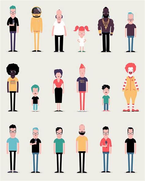 Vector Characters For Animation At Collection Of