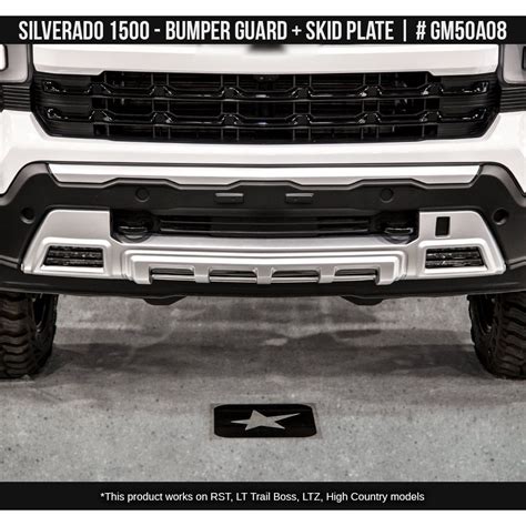 2022 2023 Chevrolet Silverado Front Bumper Guard And Skid Plate Rst