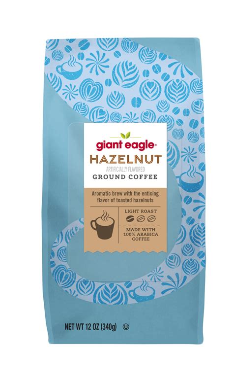 Giant Eagle Hazelnut Ground Coffee Light Roast 12 Oz Shipt