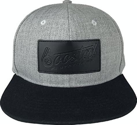 Boosted Status Snapback Hat Grayblack At Amazon Mens Clothing Store