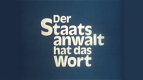 Watch Der Staatsanwalt Hat Das Wort 1965 Tv Series Online Plex