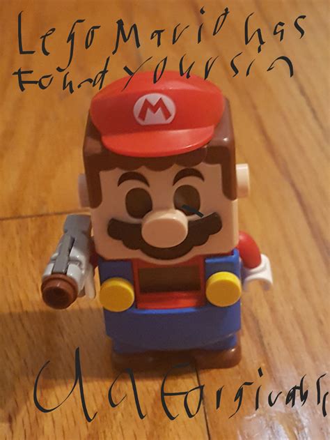 Lego Mario Has Found Your Sin Unforgivable Blank Template Imgflip