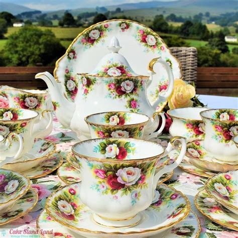 Royal Albert Celebration Tea Set With Teapot Tea Sets Vintage
