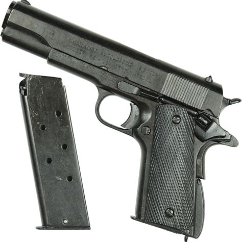M1911 45 Caliber Semi Automatic Pistol Black Fd1227 Medieval