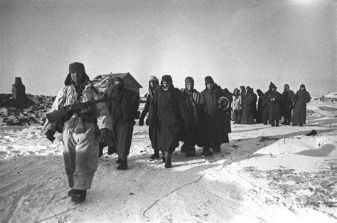 German Pows Captured At Stalingrad February 1943 Rworldwar2