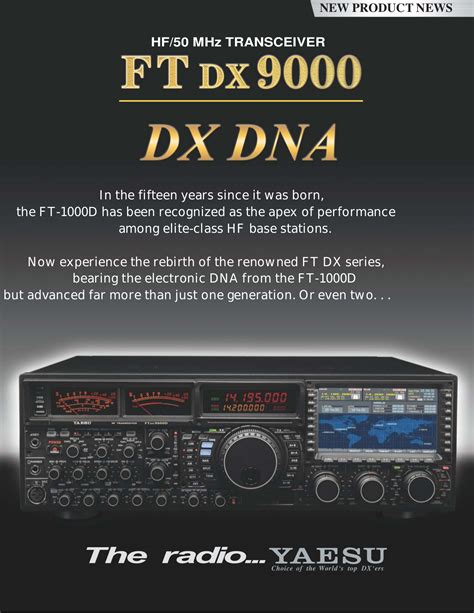 Pdf Manual For Yaesu Other Ftdx 9000 Hf Transceiver