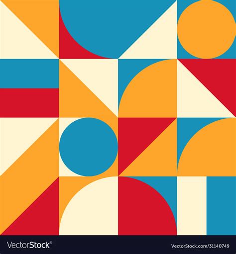 Abstract Geometric Pattern Modern Graphic Design Vector Image