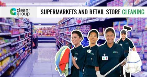 Supermarkets And Retail Store Cleaning Clean Group Brisbane