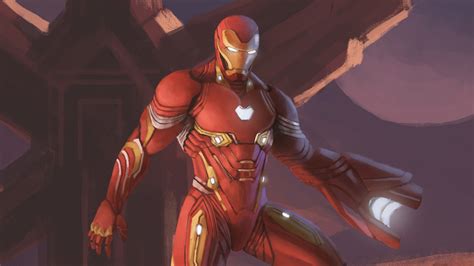 1366x768 Iron Man Nanosuit In Avengers Infinity War 1366x768 Resolution