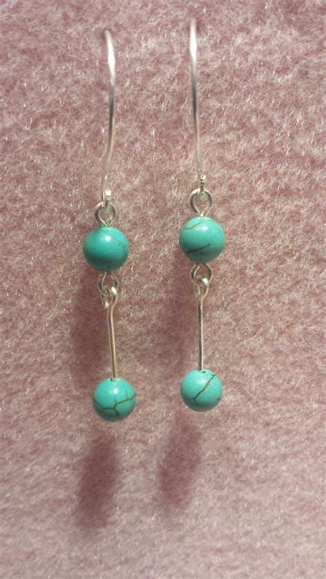 Turquoise Dangle Earrings Turquoise Earrings Dangle Earring Crafts