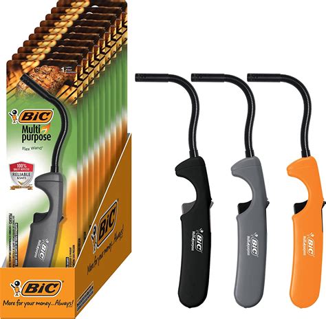 Bic Multi Purpose Lighter With Flexible Metal Wand Classic