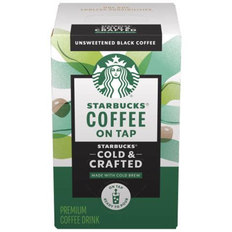 Starbucks® Cold And Crafted Premium Black Unsweetened Coffee Drink 72 Fl
