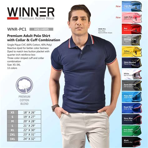 Winner Premium Adult Polo Shirt Shopee Philippines