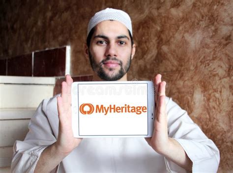 Myheritage Online Genealogy Platform Logo Editorial Image Image Of
