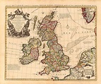 Mapas del Reino Unido de Gran Bretaña e Irlanda Norte: para descargar