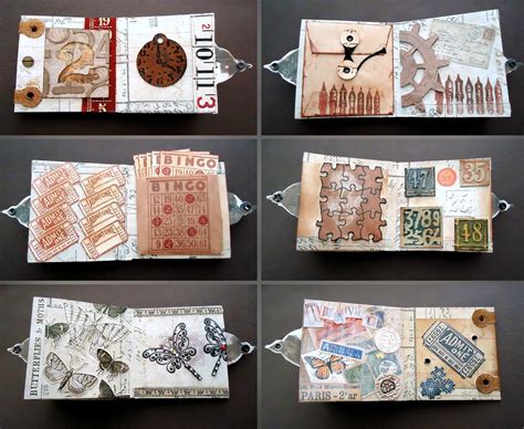 Tim Holtz Mini Book 1 Inside Pages For Paperfairys On Flickr