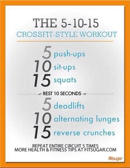 5 10 15 Crossfit Workouts For Beginners Beginner Crossfit Crossfit