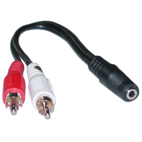 Inch Mm Stereo To RCA Adapter Cable