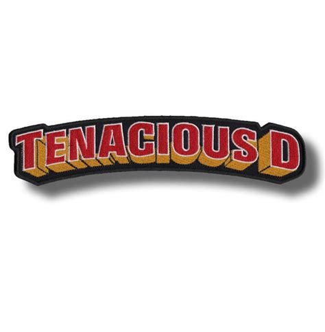 Tenacious D Patch Badge Embroidered Iron On Applique Etsy
