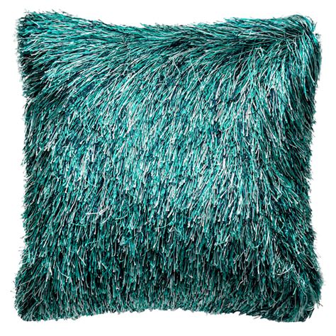 Shaggy Blue Multi Pillow At Home