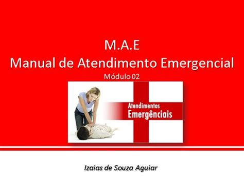 Curso De M A E Manual De Atendimento Emergencial M Dulo