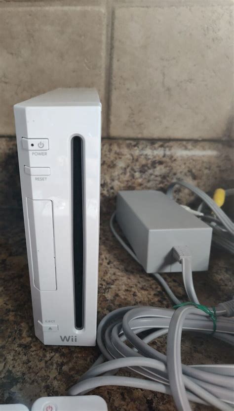 Nintendo Wii Rvl 001 White Console Bundle W 5 Games 650045596046 Ebay
