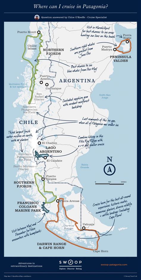Where Can I Crusie In Patagonia Map Patagonia Travel Backpacking