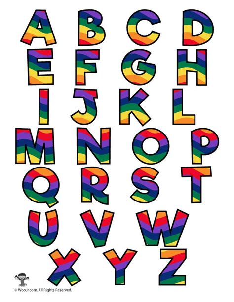 Rainbow Letter N Woo Jr Kids Activities Rainbow Letter W Woo Jr Kids